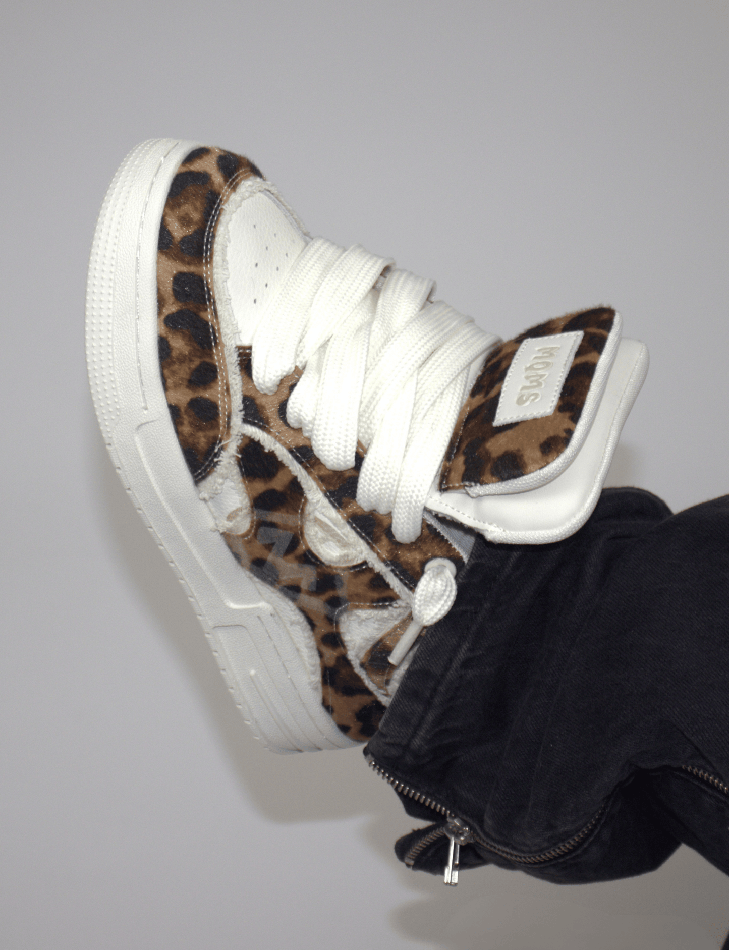 Leopard Double Tongue Sneakers