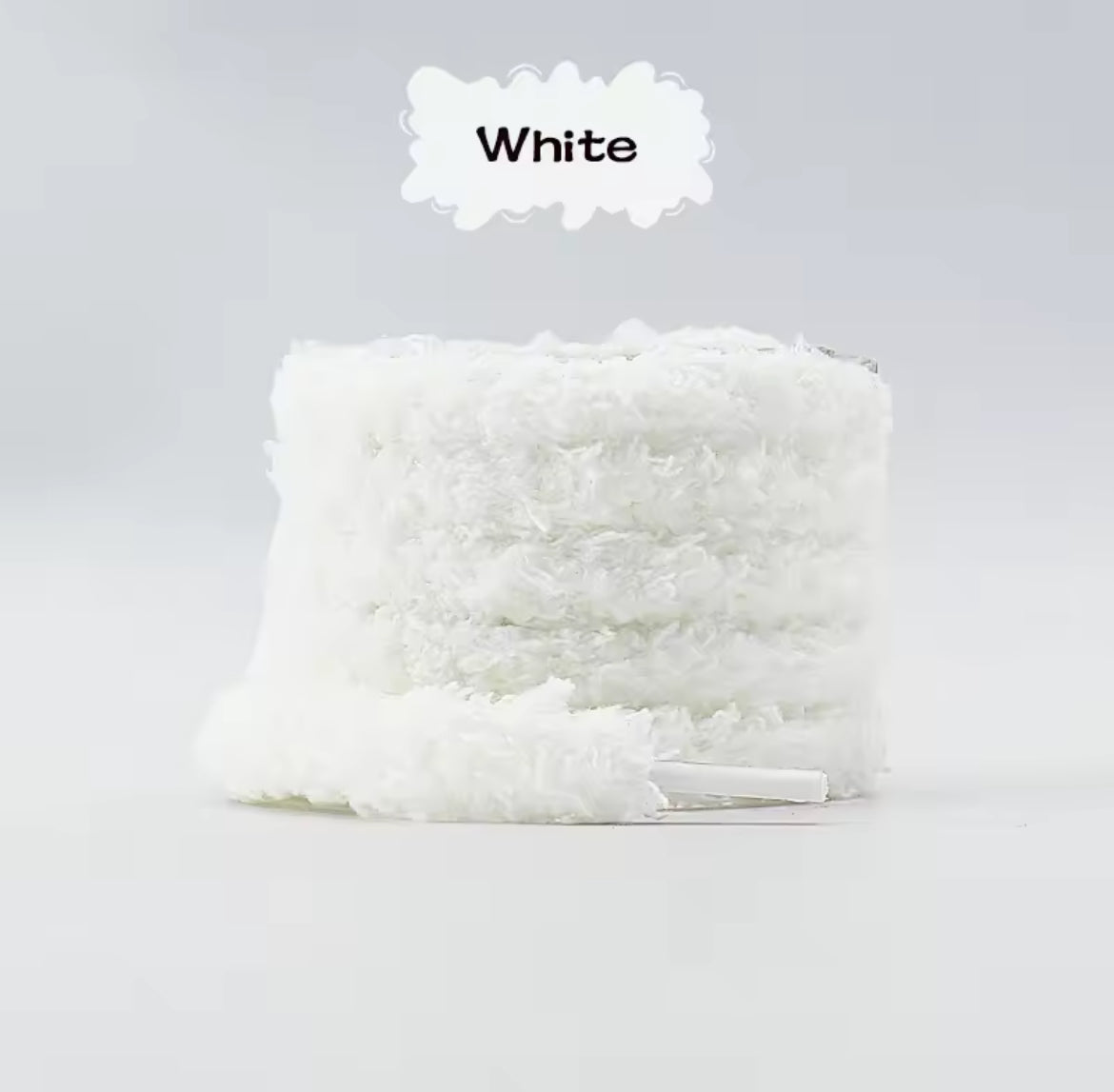 Fluffy White Laces