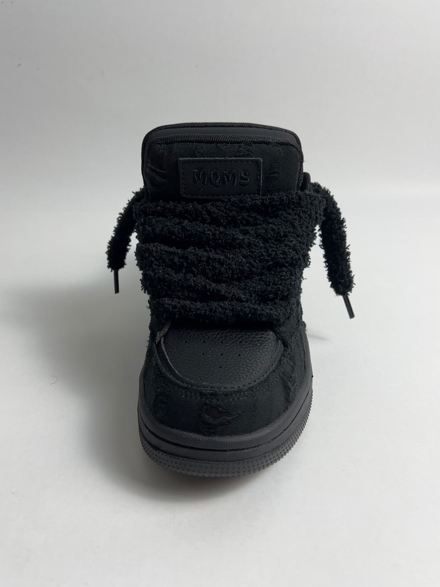 Fluffy Black Laces