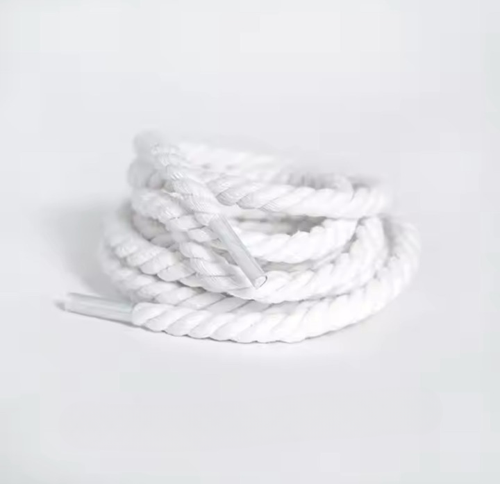 White Rope Laces