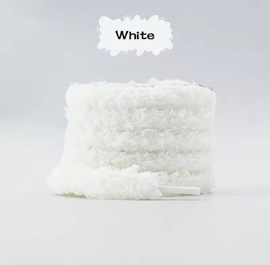 Fluffy White Laces