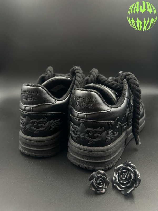 Black Charms Sneakers