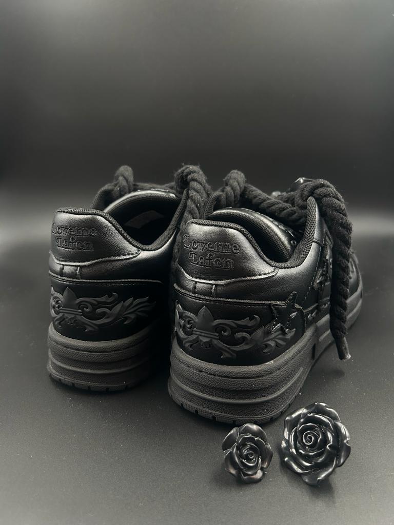 Black Charms Sneakers